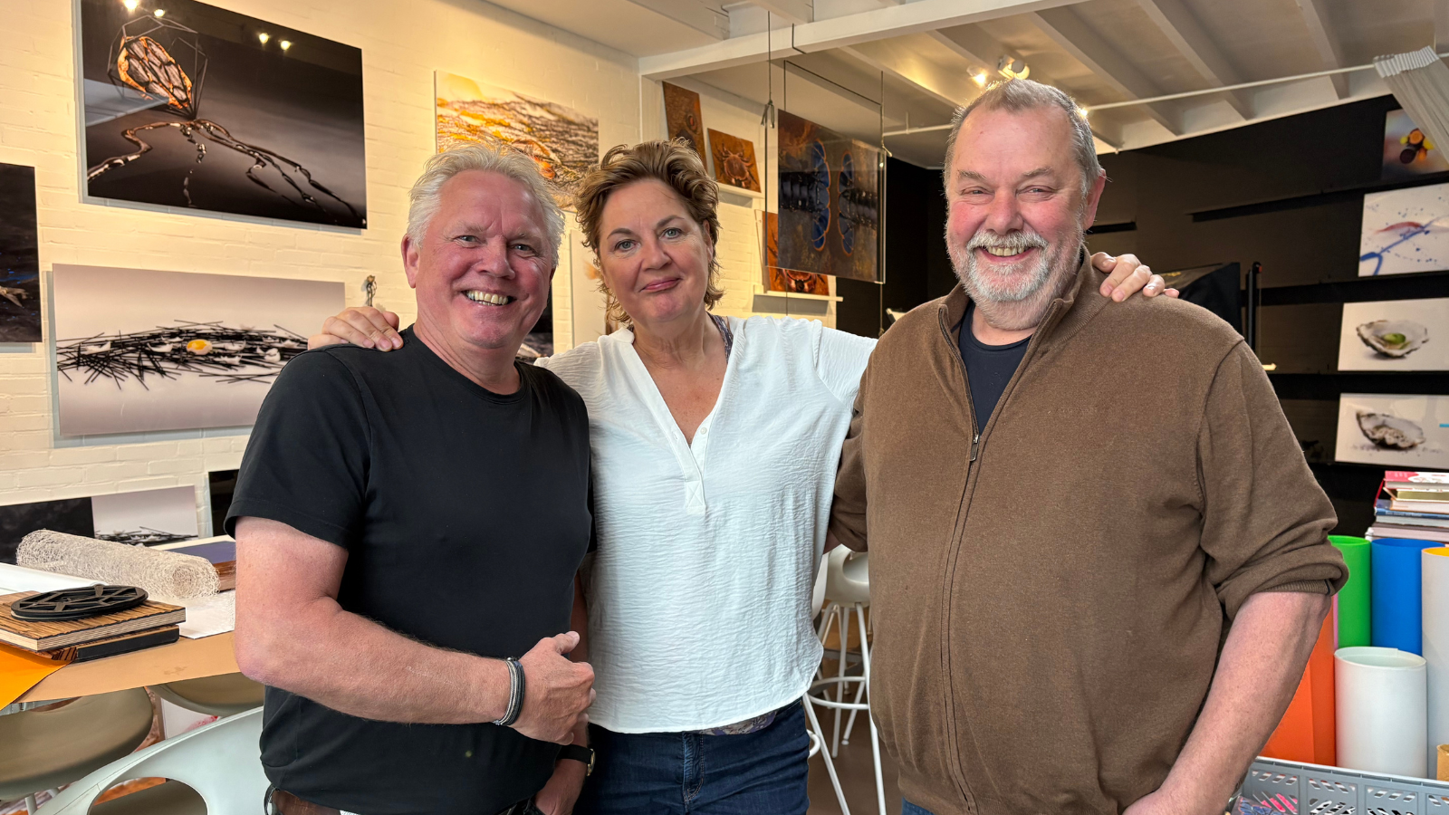 Albert Kooy, Angélique Schmeinck en Norbert Mergen
